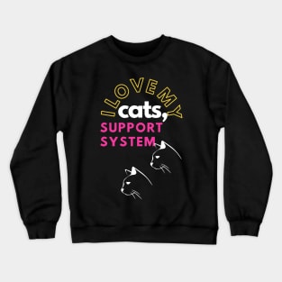 I Love My Cats Crewneck Sweatshirt